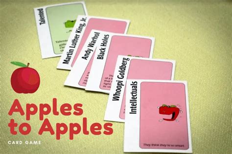 apples to apples game rules